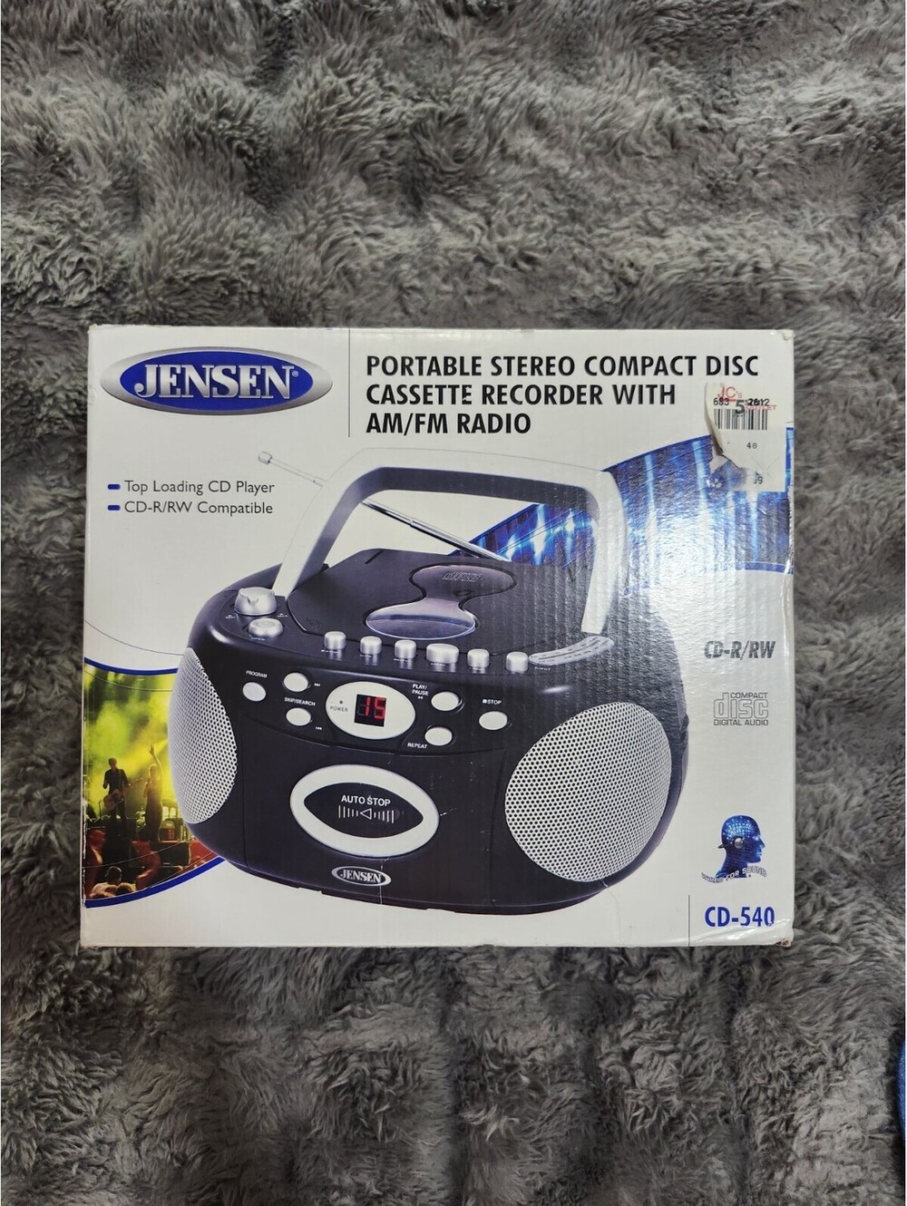Jensen CD-540 CD/Radio/Cassette Boombox